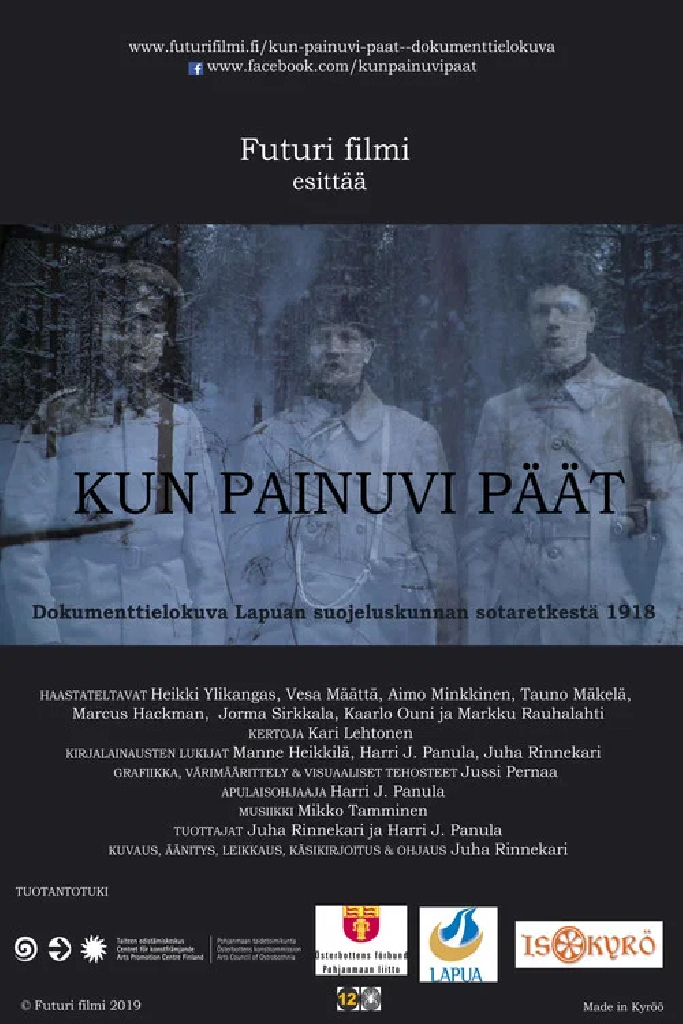 Kun painuvi päät
