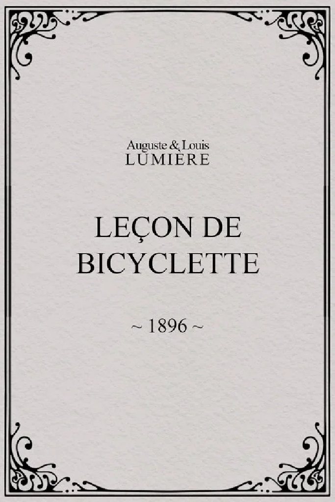 Leçon de bicyclette