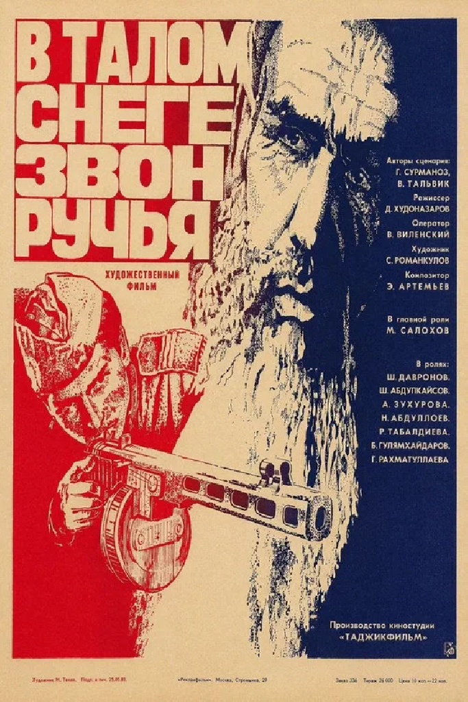 В талом снеге звон ручья