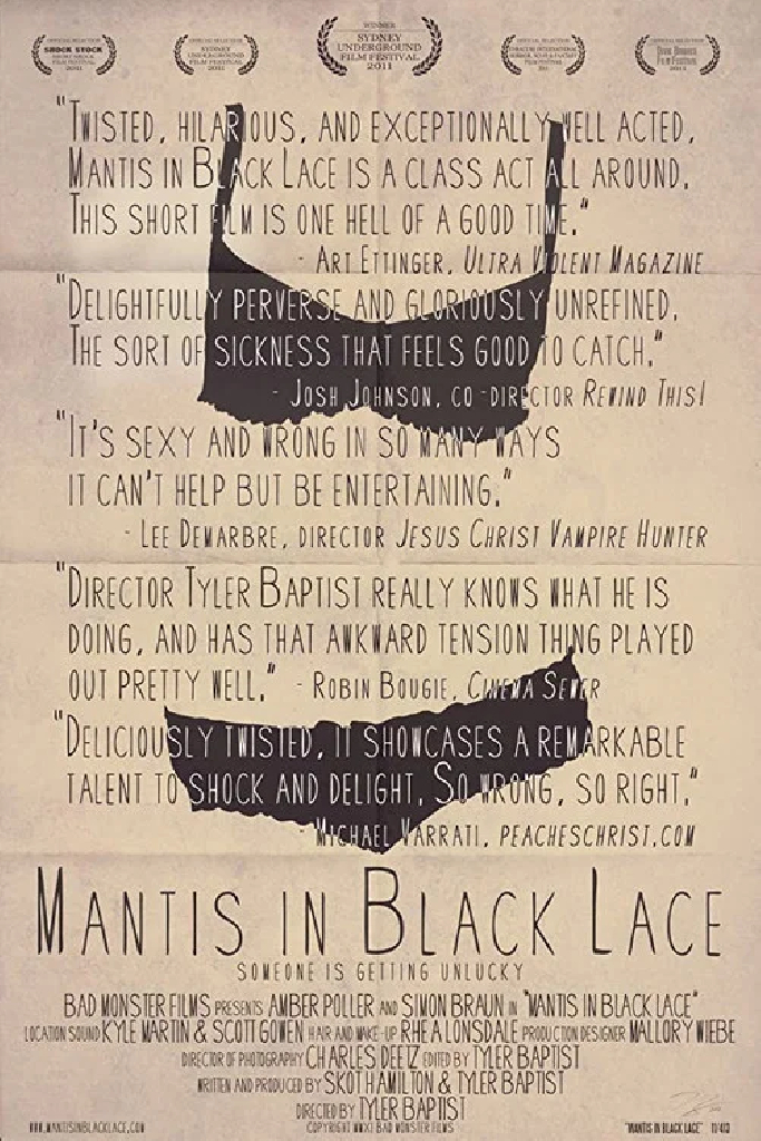 Mantis in Black Lace