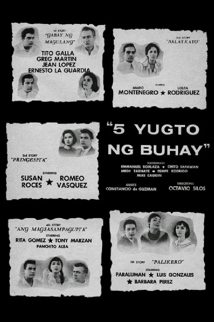 5 Yugto ng Buhay