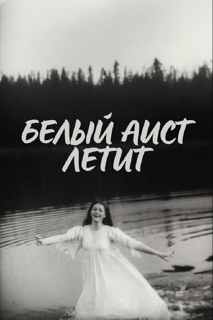 Белый аист летит