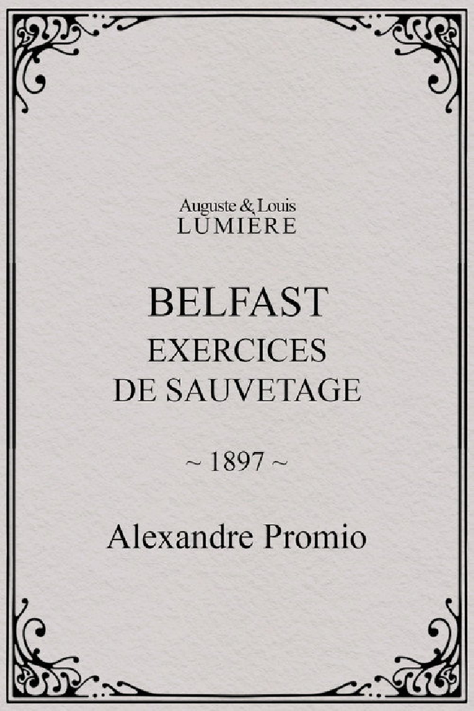 Belfast, exercices de sauvetage