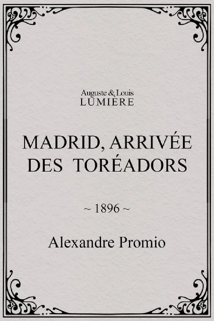 Madrid, arrivée des toréadors