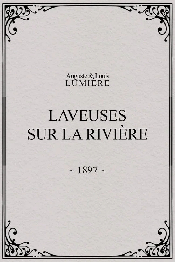 Laveuses sur la rivière