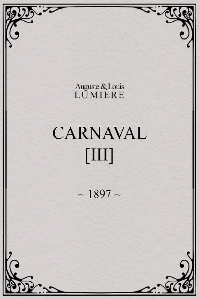 Carnaval, [III]