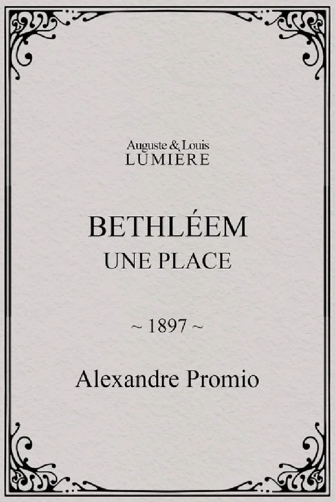 Bethléem, une place