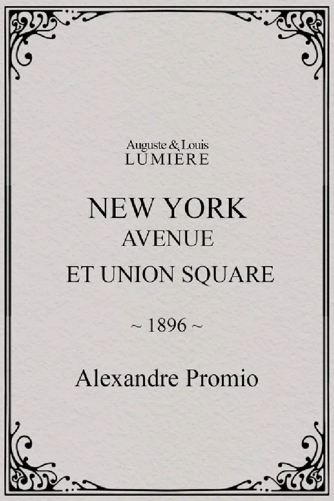 New York, Avenue et Union Square