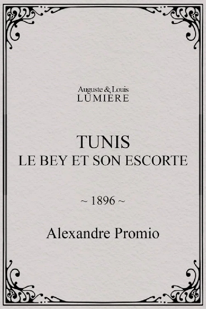 Tunis: Le Bey et son escorte