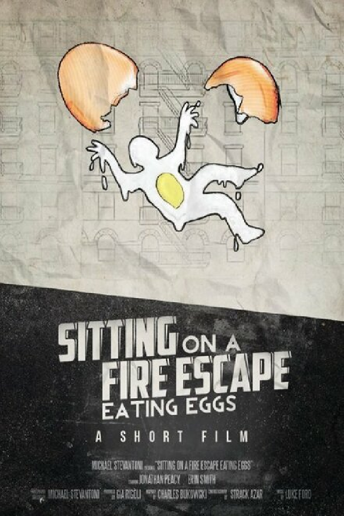 Sitting on a Fire Escape Eating Eggs