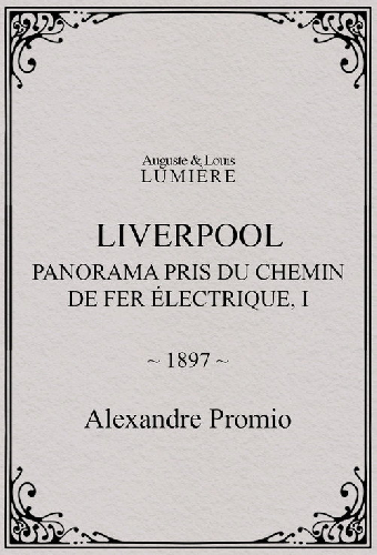Liverpool, panorama pris du chemin de fer électrique, I