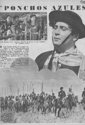 Ponchos azules
