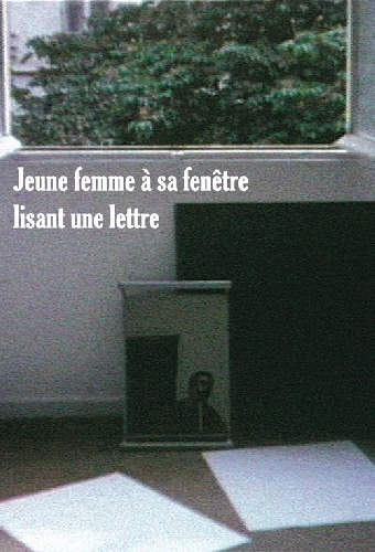 Jeune femme à sa fenêtre lisant une lettre