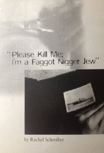 "Please Kill Me, I'm a Faggot Nigger Jew"