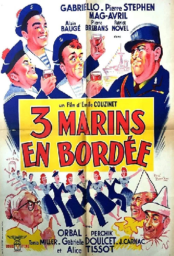 Trois marins en bordée