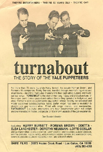 Turnabout: The Story of the Yale Puppeteers
