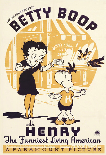 Betty Boop with Henry the Funniest Living American