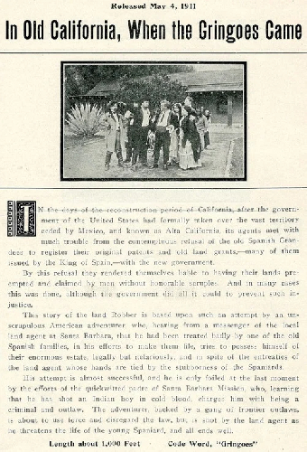 In Old California When the Gringos Came