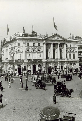 On a Runaway Motor-Car Through Piccadilly Circus