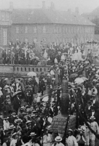 Haandværkeroptog fra Christiansborg 1904