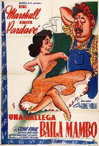 Una gallega baila mambo