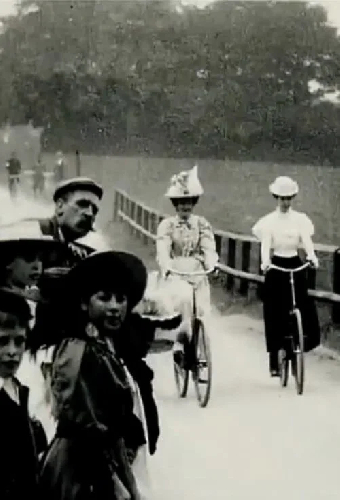 Floral Parade of Lady Cyclists