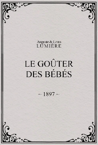 Le goûter des bébés