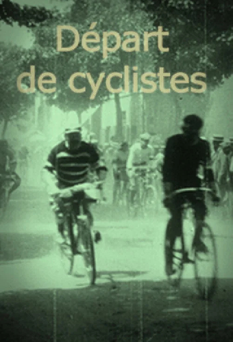 Départ de cyclistes