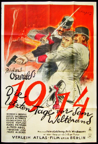 1914, последние дни перед мировым пожаром