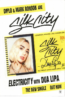 Silk City & Dua Lipa Feat. Diplo & Mark Ronson: Electricity