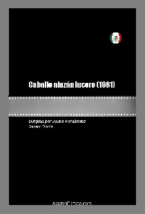 Caballo alazán lucero