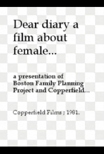 Dear Diary: A Film About Female Puberty