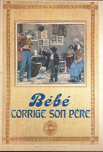 Bébé corrige son père