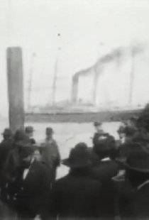 S.S. 'Coptic' in the Harbor
