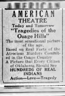 Tragedies of the Osage Hills