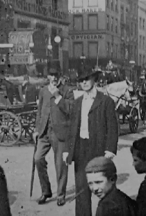 London Street Scene / Turn Out of a Fire Brigade