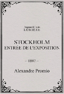Stockholm, entrée de l'exposition