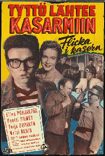 Tyttö lähtee kasarmiin