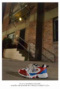 A Tennis Shoe in the Street