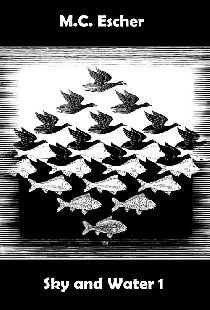 M.C. Escher: Sky and Water 1